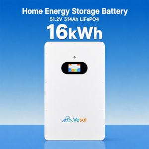 16kWh 51.2V 314Ah Lithium Home Energy Storage Battery with Smart BMS and IP54 for Solar System - Product Image 1