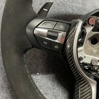 Volant sport complet M en suède avec garniture en carbone tressé et éclairage LED pour BMW F10 M5 F20 F30 F32 M3 F80 M4 F82 M2 F87 F90 F11 F13 X5 F15