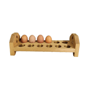 Porte-oeufs en bois empilable de ferme pour le stockage d'oeufs frais Outils pratiques pour oeufs - Product Image 4