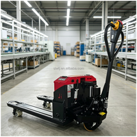 Chariot élévateur électrique à palettes 3T en promotion avec fourches de 1160 mm et hauteur de levage de 200 mm – Chariot de manutention entièrement électrique