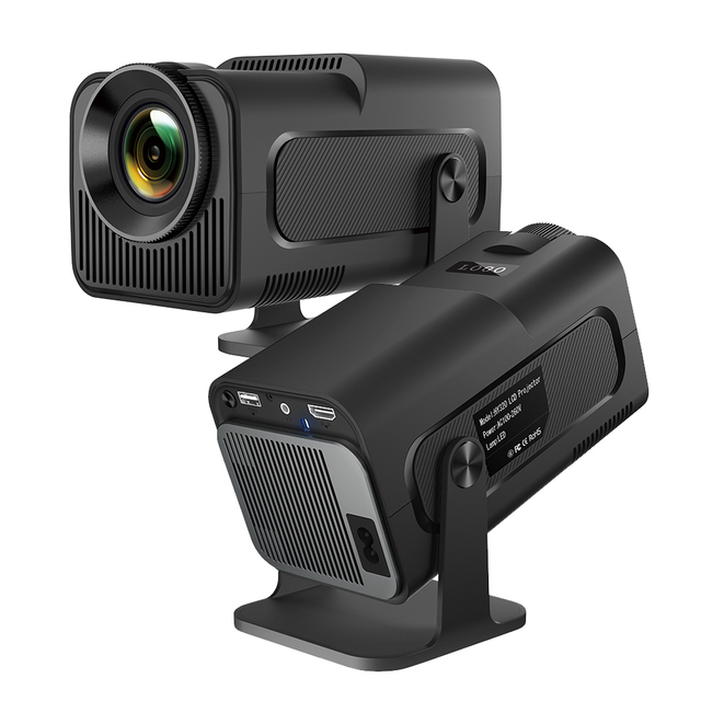 New Design 1080P Projector Full HD 4K HY320 Dual WiFi6 Android11 Allwinner H713 BT5.0 Outdoor Indoor Portable Projectors