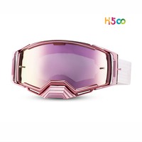 Masques de moto tout-terrain personnalisés avec logo Cool Uv400 Protect, lunettes de moto pour course rapide en plein air