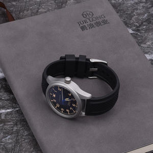 Juelong <span class=keywords><strong>Summit</strong></span> FKM Bracelet de <span class=keywords><strong>montre</strong></span> en caoutchouc 20mm 22mm Bracelet à dégagement rapide Slide Keeper Bracelet en caoutchouc étanche - Product Image 6