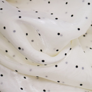 New voan Organza đổ xô swiveldot Polka Dot in vải Đảng trang trí đám cưới Organza vải cho Phụ nữ ăn mặc quần áo - Product Image 1