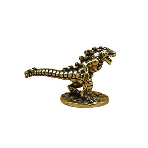 Adornos de <span class=keywords><strong>dinosaurios</strong></span> de latón para el hogar, decoración de escritorio, figuritas pequeñas de la <span class=keywords><strong>serie</strong></span> Jurásica, adornos para mascotas, artesanías, 1 ud. - Product Image 3