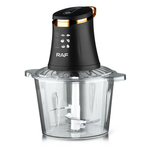 Robot culinaire électrique 800W avec bol en verre de 3L, machine multifonctionnelle pour Fufu avec système spiralé à quatre lames pour un mélange fluide - Product Image 2