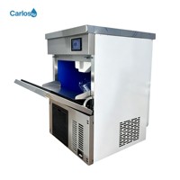 Machine à glaçons en cubes Carlos nouvelle génération, compacte et stable, idéale pour les magasins de bubble tea