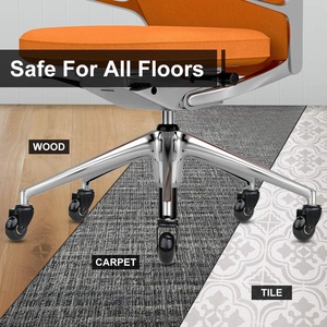 ล้อเก้าอี้สำนักงานแบบ <span class=keywords><strong>Omni</strong></span> Pu สำหรับเก้าอี้สำนักงาน สีขาวอ่อน สไตล์ Gery พร้อมระบบล็อค ล้อเก้าอี้สำนักงานแบบ Universal Stem - Product Image 6