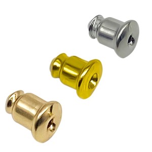 Tapones de silicona transparentes para los oídos, 4x5mm, antideslizantes, accesorios para pendientes - Product Image 3