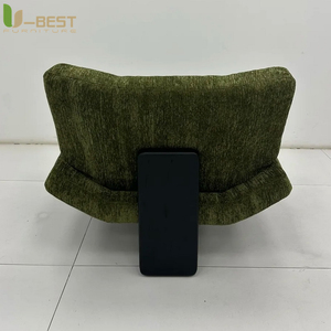 Fauteuil de hall d'hôtel U-best, siège central, style nordique moderne, chaise de salon classique en tissu pour bureau, club d'affaires, réception - Product Image 4