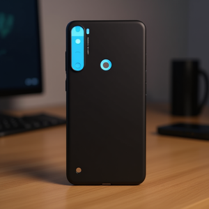 Cover Posteriore Nera in ABS di Ricambio per Redmi Note 8T - Product Image 2