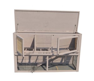 กรงกระต่ายไม้ขนาดใหญ่สำหรับกลางแจ้ง - Product Image 5