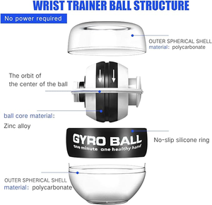 CZFIT - Aparato de Relajación Muscular con Logotipo Personalizado, Fortalecedor de Muñecas, Ejercitador de Manos, Entrenamiento de Agarre, Ejercitador de Muñecas Portátil - Product Image 5
