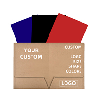 Carpeta de Presentación de Documentos con Archivador de Palanca Ecológico, Personalizable, Resistente a los Arañazos, con Laminación, Grabado en Relieve y Bajo Relieve, con Ranura para Tarjetas de Visita