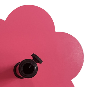 25kg Pantone màu 16-1526 TCX thép sắt 6-Piece cánh hoa hình không thấm nước đồ gỗ ngoài trời Ô cơ sở - Product Image 6