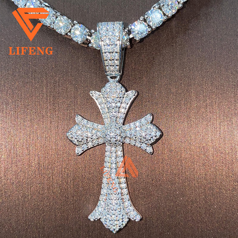 1.5inches, 925 silver+moissanite