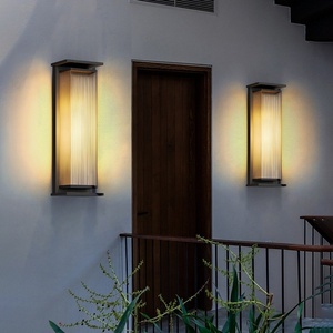 Applique murale solaire étanche pour l'extérieur Villa Cour Entrée Porche Lumière Ip65 Mur extérieur Cour Éclairage - Product Image 3