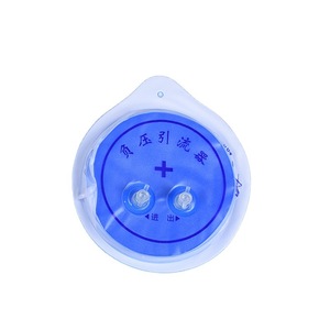 Disposable Negative Pressure Suction Device 1000ml Blue PVC Manual Operation For Gastrointestinal Decompression - Product Image 4