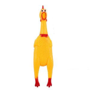 Vocal Pet <span class=keywords><strong>Toy</strong></span> lớn màu Vàng nhựa la hét gà tuyệt vọng chiến đấu mê hoặc gà đồ chơi - Product Image 5