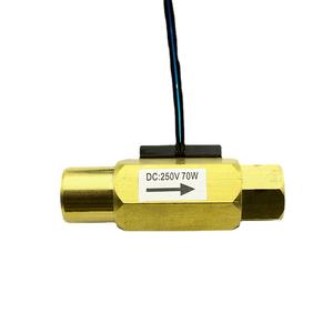 Interruptor de Flujo de Agua de Latón de 2 Puntos con Rosca Interna, Normalmente Abierto, Equipo de Ingeniería con Señal de Salida de Agua Caliente - Product Image 3