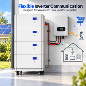 Stackable Solar <b>Battery</b> 51.2V 280Ah 314Ah 15kWh <b>for</b> <b>Home</b> <b>Backup</b> Self Consumption and Off Grid Power Storage - Product Image 2
