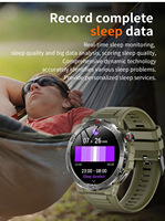 Reloj Inteligente MK68 con Pantalla AMOLED de 1.43 Pulgadas, para Deportes al Aire Libre, Monitoreo de Salud, Brújula, Llamadas Bluetooth