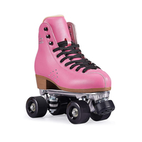 Patins à roulettes à quatre roues de haute qualité OEM ODM, chaussures à roulettes à double rangée de roues en PU à rebond élevé pour adultes ou adolescents