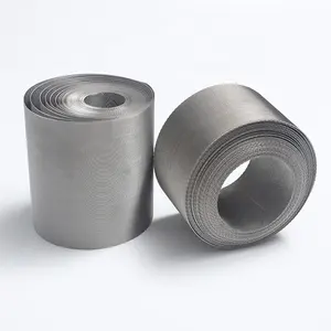 72/15 132/17 152/30 Automatic Stainless Steel Woven Filter Mesh Belt 157mm 127mm Custom Size Wire Mesh Filter Band