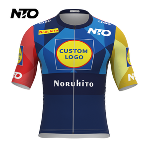 Maillot de cyclisme personnalisé pour équipe, tissu MITI haute performance, séchage rapide, maillot de vélo de route pour hommes et femmes - Product Image 4