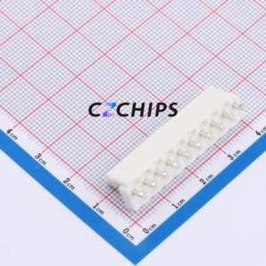 WAFER-VH3.96-10PZZ-W Wire-to-Board Pin Header Through hole Component (THT),P=3.96mm Connector 1x10P 3.96mm Through Hole VH - Product Image 2