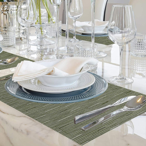 Cotton Hollow Out Woven Food Silicone Wedding Dining <b>Table</b> Custom Place Mats Waterproof Paper Kid Child Place Mat - Product Image 3