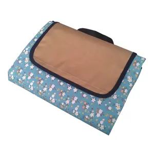 Cute Large Waterproof Portable Green Outdoor High Quality Picnic Blanket
