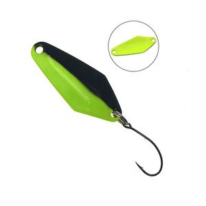 Cucchiaino da <span class=keywords><strong>Pesca</strong></span> per Trota con Amo Singolo 2.3g Esca Spinner da Lancio in Metallo Bicolore - Product Image 4