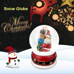 Nhà sản xuất chuyên nghiệp bóng nước Hand Painted tuyết Bộ nhớ <span class=keywords><strong>Globe</strong></span> boule một Eau Santa Glass tuyết <span class=keywords><strong>Globe</strong></span> tại Trung Quốc - Product Image 2