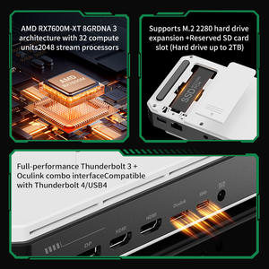 محطة إرساء لتوسيع بطاقة الرسومات الخارجية للكمبيوتر المحمول تدعم واجهة القرص الصلب <span class=keywords><strong>M</strong></span>.<span class=keywords><strong>2</strong></span> 2280، محطة إرساء لبطاقة الرسومات، قاعدة إرساء GPU إلكترونية - Product Image 2