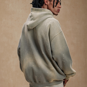 Sudadera con Capucha Ecológica Personalizada en Oferta, de Algodón y Poliéster, Corte Holgado, Estilo Urbano, con Logotipo Bordado e Impresión 3D, para Primavera - Product Image 5