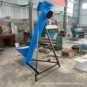 สายพานลำเลียงแบบเกลียว สแตนเลส 5.5 กิโลวัตต์ ปรับความเร็วได้ แบบเอียง สำหรับโรงงานผลิต - Product Image 3