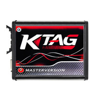 Oferta Especial: Versión Europea para KTAG V7.020 V2.25 2.23 Placa Roja Herramientas de Programación de ECU Automotriz Analizador de Motor
