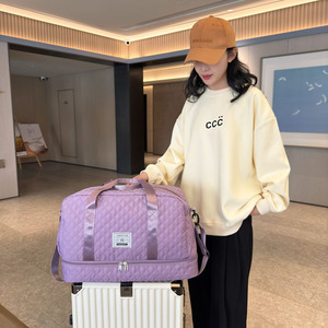 Borsa da Viaggio Impermeabile Unisex con <span class=keywords><strong>Chiusura</strong></span> a Cerniera e Motivo Geometrico alla Moda, Personalizzabile con Logo, in Tessuto Oxford - Product Image 6