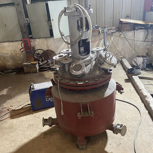 Used Cosmetic <b>Acrylic</b> Emulsion Paint Production Line Solution Project Stainless Steel Stirred Tank Reactor Gear Competitive - Product Image 1