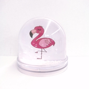 Globe à neige en plastique personnalisé, cadeau souvenir en gros, globe à neige en résine acrylique avec insertion photo - Product Image 4