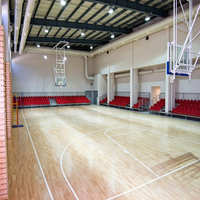 Structure de bâtiment en acier pour salle de sport de basketball intérieure, résistante aux fortes charges de neige, certifiée EN1090 CE, fabrication en usine