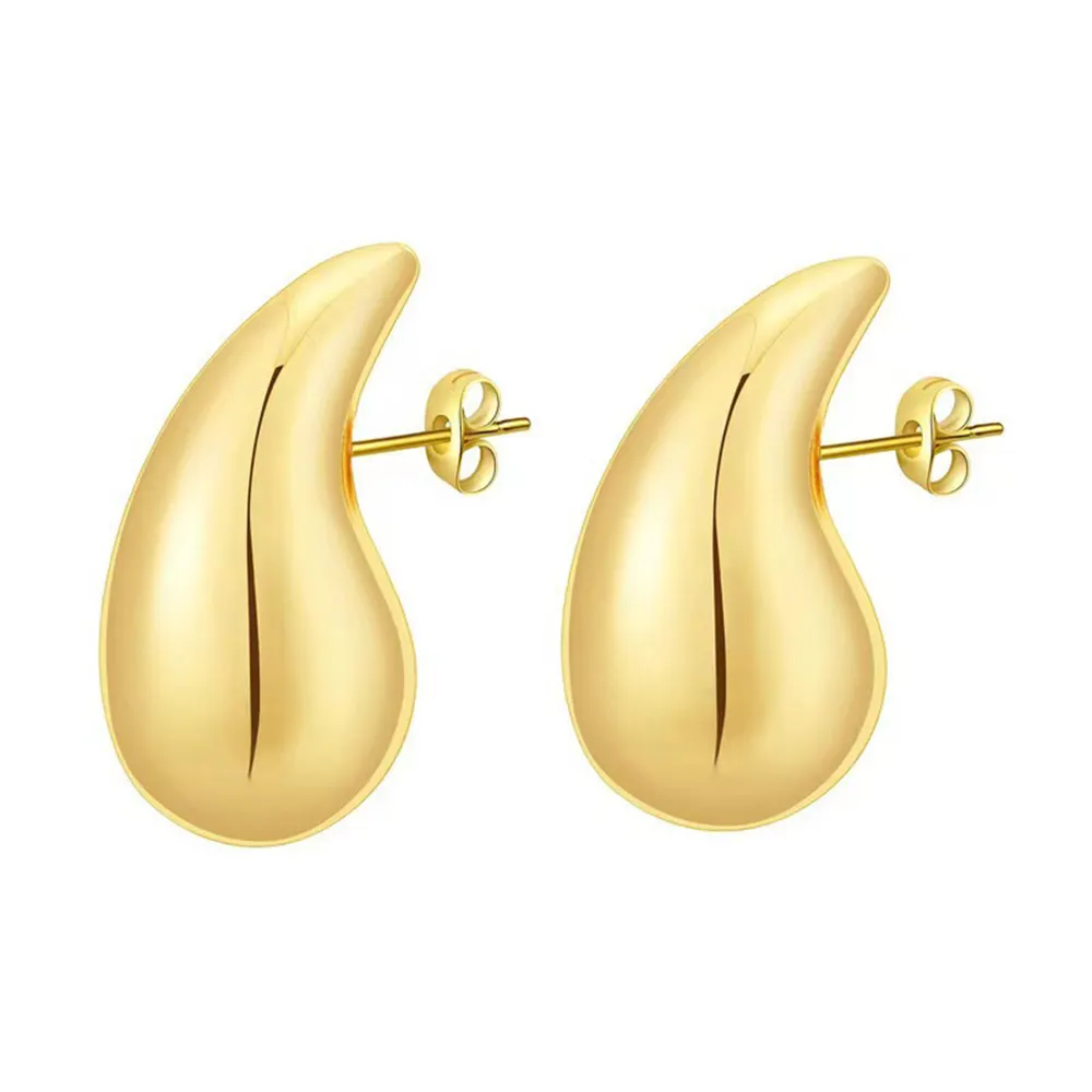 2023 Fashion Designer Hollow Earring orecchini a goccia d'acqua in acciaio inossidabile placcato oro 18 carati da donna