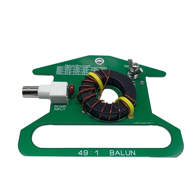 OKYN-G7386 49:1 Unun Shortwave Receive Antenna Balun for HF Radio SWL Listening
