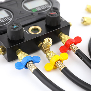 Manómetro digital electrónico ZDJ-1-S con doble pantalla para carga de refrigerante R134A en sistemas de aire acondicionado de automóviles - Product Image 3