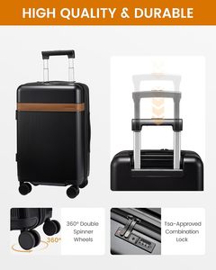Ensemble de bagages ABS 8 pièces, valise à coque rigide, ensemble de voyage, logo personnalisé - Product Image 4