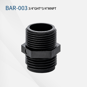 Shinming 通用型塑料五金件和管件，用于花园灌溉，20mm/110mm 黄铜接头，可OEM定制 - Product Image 3