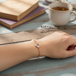 Joyería fina turquesa CZ piedra estrella diseño geométrico encanto pulsera turco hecho a mano venta al por mayor 925 plata esterlina - Product Image 3