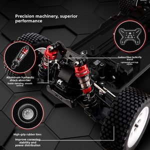 <span class=keywords><strong>Voiture</strong></span> <span class=keywords><strong>télécommandée</strong></span> professionnelle tout-terrain RC brushless 4x4 haute vitesse à l'échelle 1:10 pour rallye et course, modèle Big-foot - Product Image 3