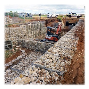 Muro de gaviones de presa piedra gavión retainig muros bloques 200x100x50 - Product Image 3